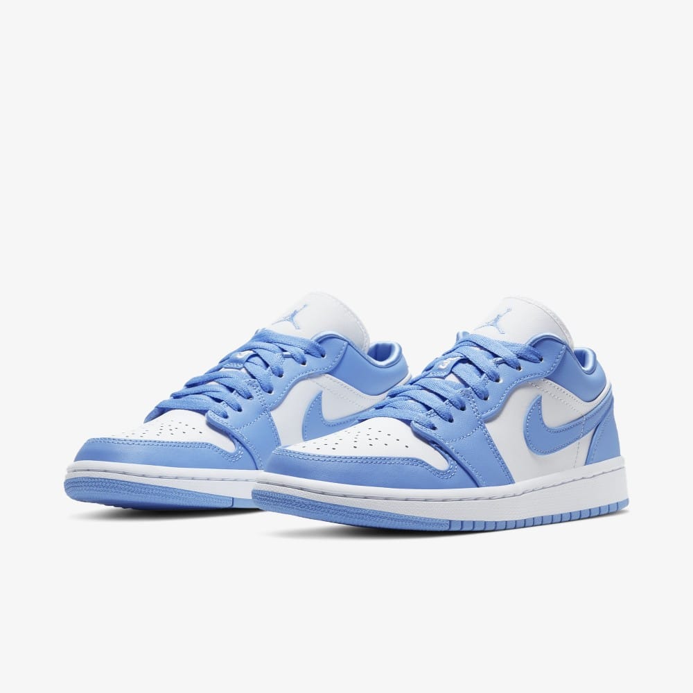 blue nike jordan 1 low